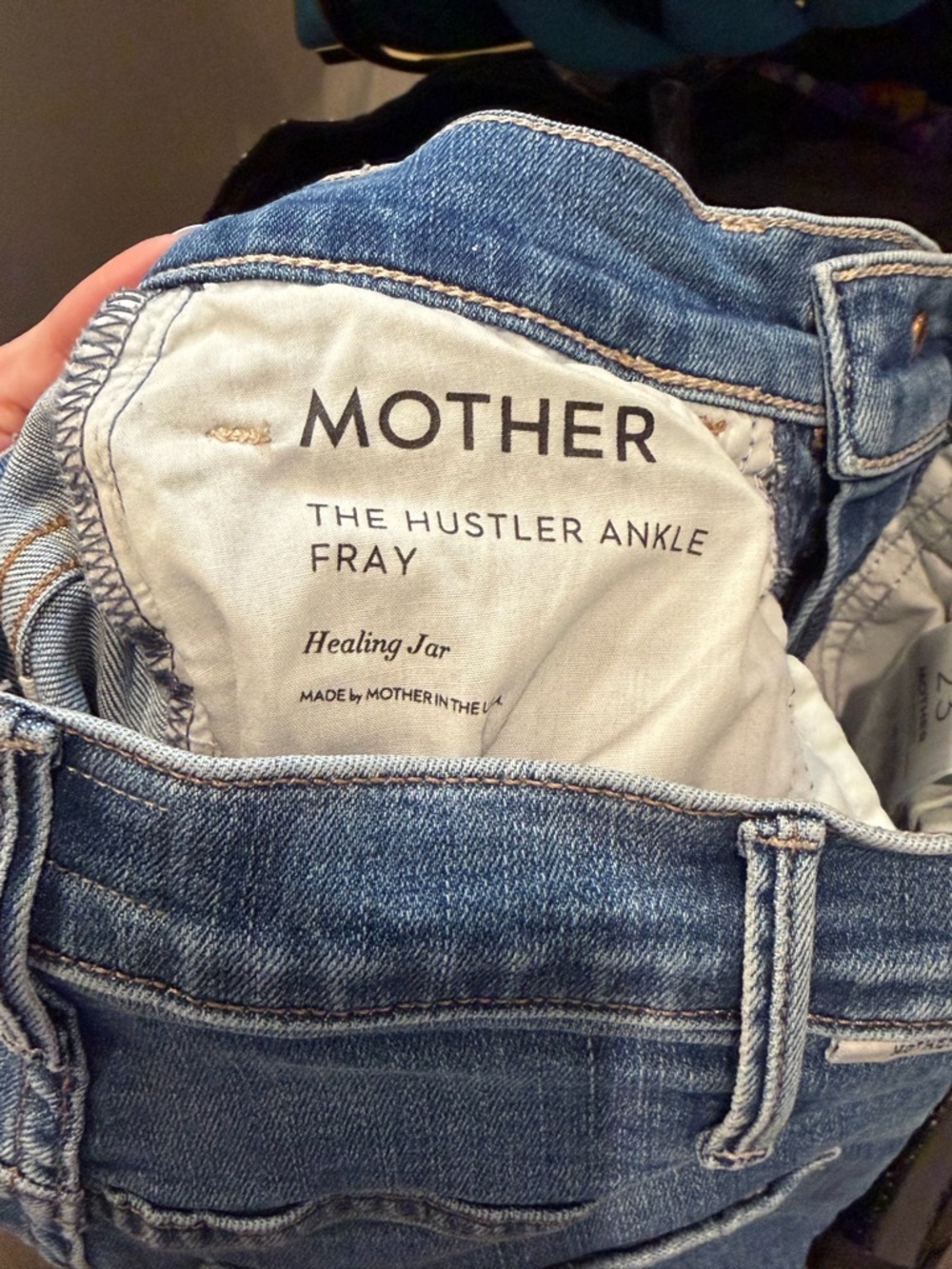 MOTHER Ankle Length High Rise 23 - Picture 13 of 14